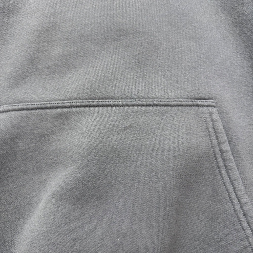 Comfrt Mens Gray Embroidered Logo Pullover Fleece Hoodie Size M - Picture 3 of 7